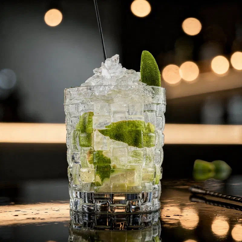 Elderflower Caipirinha