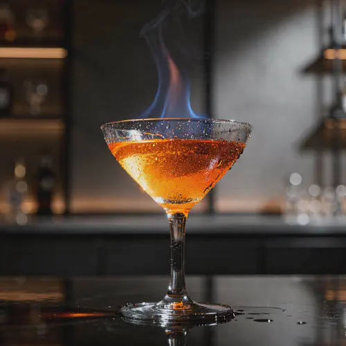 Flaming Lamborghini