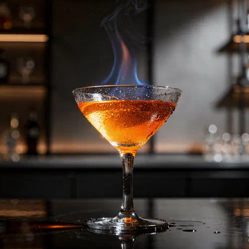 Flaming Lamborghini