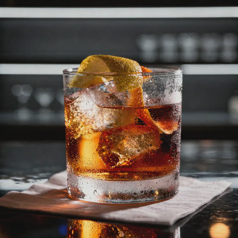 Rum Old-fashioned
